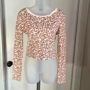 Aeropostale Long Sleeve Crop Top